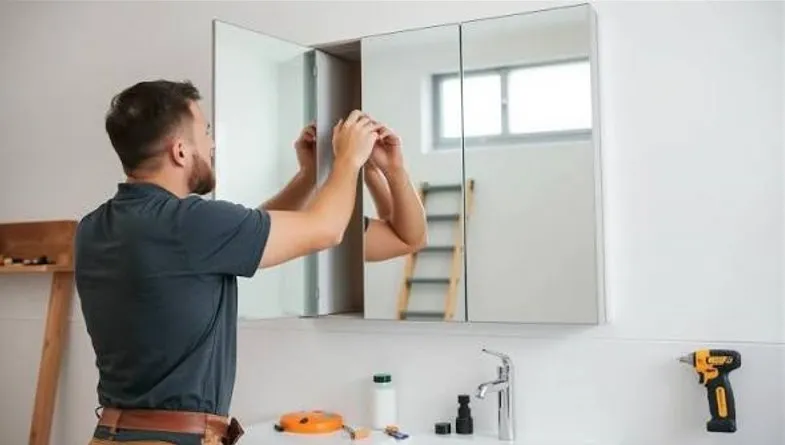 Bathroom Mirror Cabinet Installation Singapore